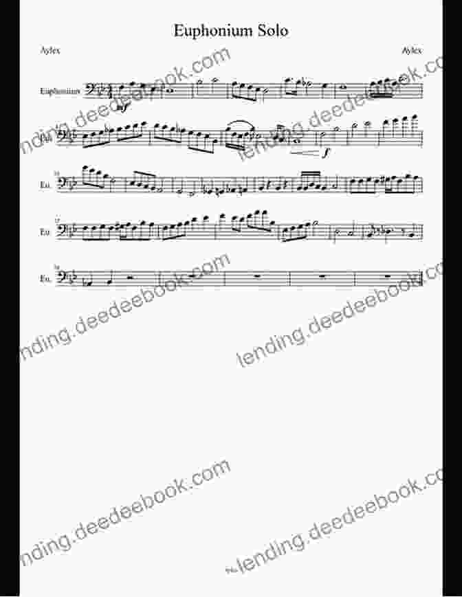 A Collection Of Elementary And Intermediate Euphonium Sheet Music Pieces For Budding Virtuosos Sheet Music Solos For Euphonium 2 Treble Clef Edition: 20 Elementary/Intermediate Euphonium Sheet Music Pieces (Sheet Music Solos For Euphonium (Treble Clef))