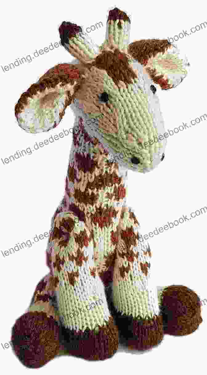 A Knitted Giraffe With A Long Neck And A Friendly Face Felted Animal Knits: 20 Keep Forever Friends To Knit Felt And Love