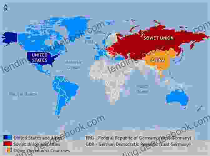 A Map Of The Cold War, With The United States And The Soviet Union In Red And Blue, Respectively. Intimate Ties Bitter Struggles: The United States And Latin America Since 1945 (Issues In The History Of American Foreign Relations)