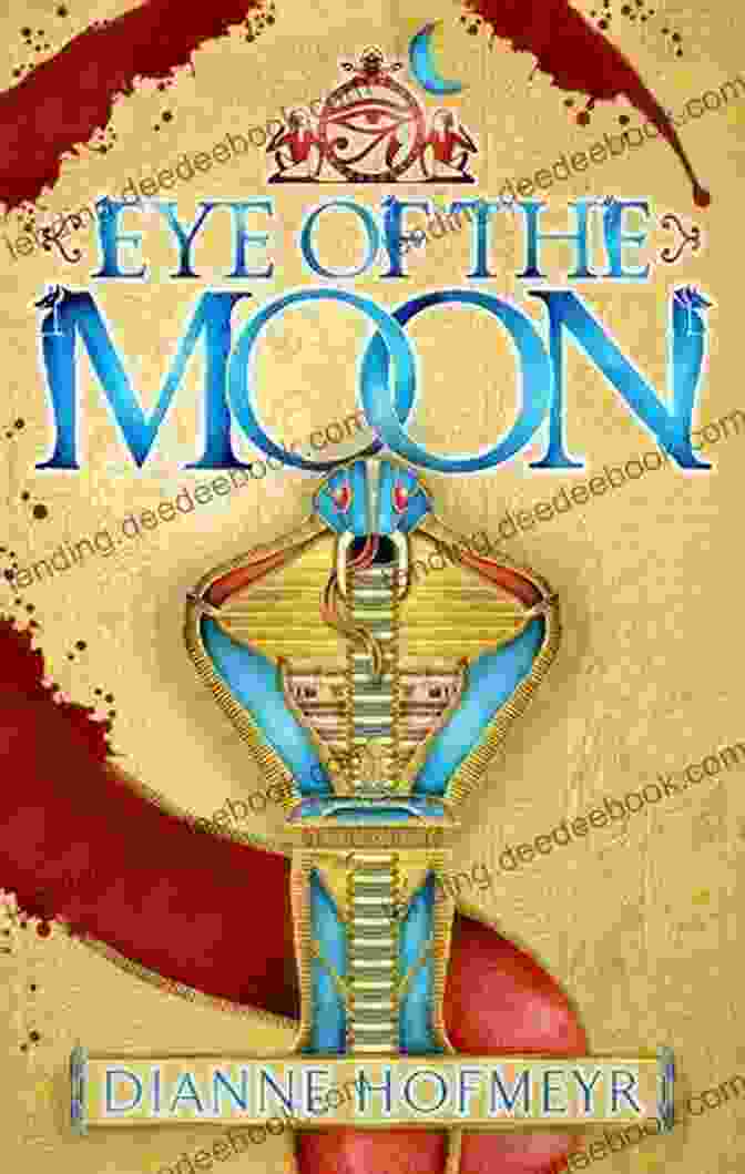 A Photograph Of The Novel Eye Of The Moon By Dianne Hofmeyr, Set Against A Backdrop Of A Starry Night Sky Eye Of The Moon Dianne Hofmeyr