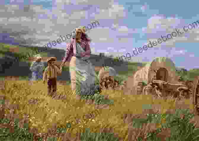 A Pioneer Family Crossing The Prairie A Reason To Be Thankful: Pioneer Time: 1855