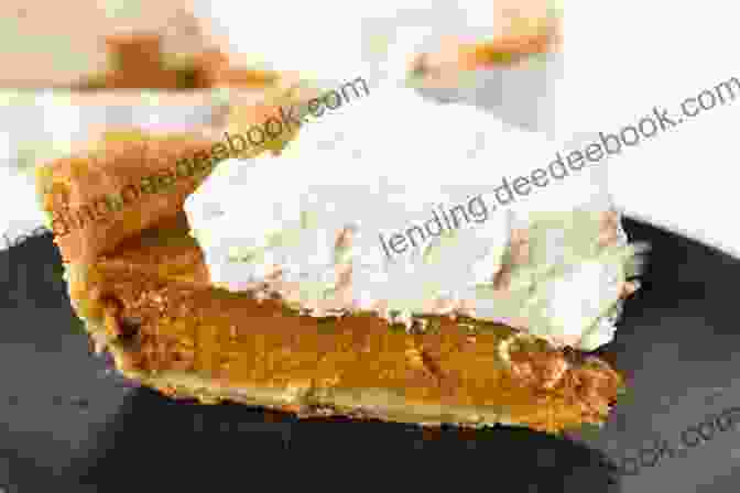 A Slice Of Pumpkin Pie With A Scoop Of Whipped Cream On Top, Served On A Plate With A Fork. Pumpkin Pie With Helen Keller Guided Reading Level N (Time Hop Sweets Shop)
