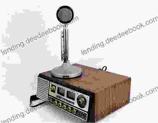 A Vintage Radio Broadcasting Station With A Microphone And Transmitters A History Of Communication Technology