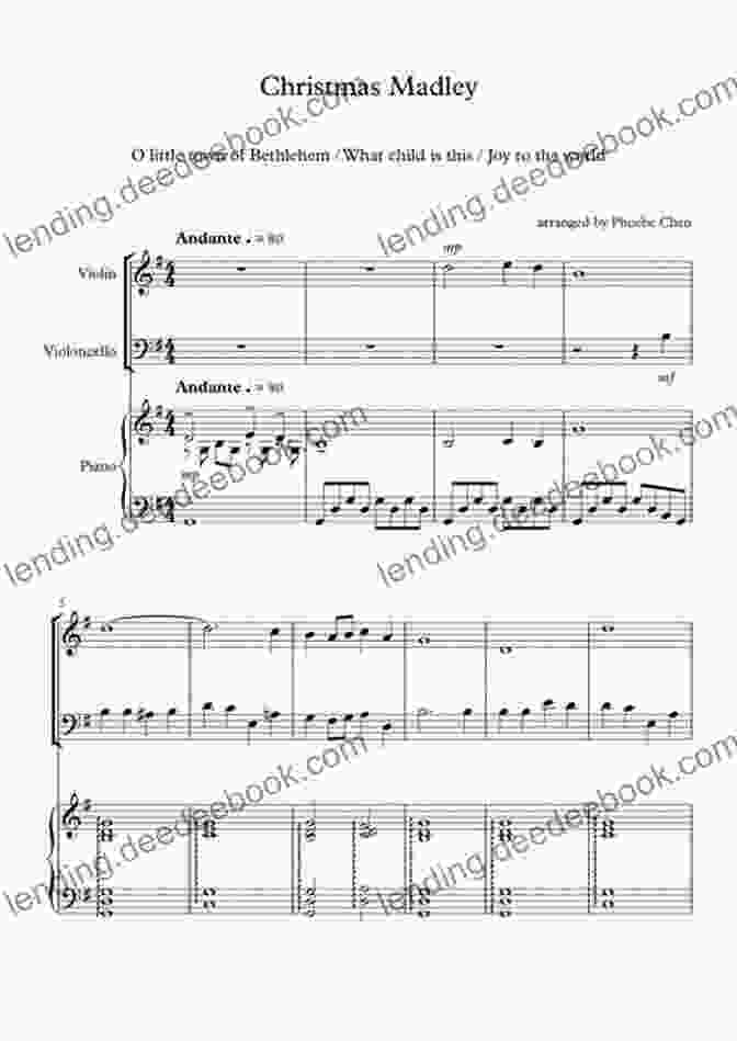 A Violin, Piano, And Cello Trio Performing Christmas Music Balm In Gilead: Violin Piano And Cello (Christmas Trio 10)
