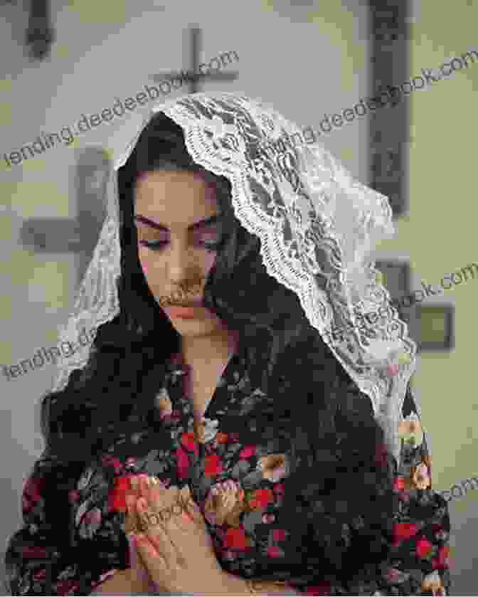 A Young Irish Catholic Girl In The 1950s, Attending Mass In A Traditional Lace Veil. The Prince Of Eejits: (Growing Up Irish Catholic Before Political Correctness)