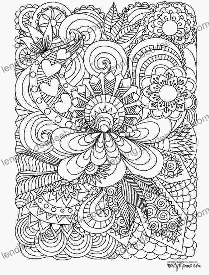 Adult Coloring Book Pages With Vibrant Colors On A Table Color Me Happy Ebook 3 Marta Tau