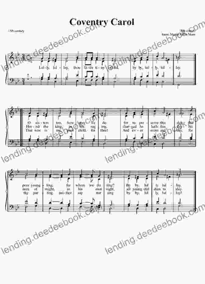 Coventry Carol Traditional Christmas Carol Arranged For Tuba 20 Traditional Christmas Carols For Tuba 2: Easy Key For Beginners