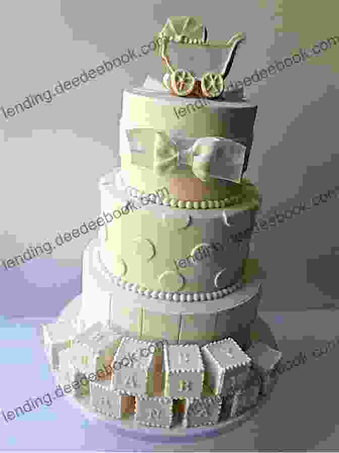 Elegant Wedding Decorations And A Custom Designed Cake Featuring A Baby Carriage A Wedding For Baby (Baby Boom 20)