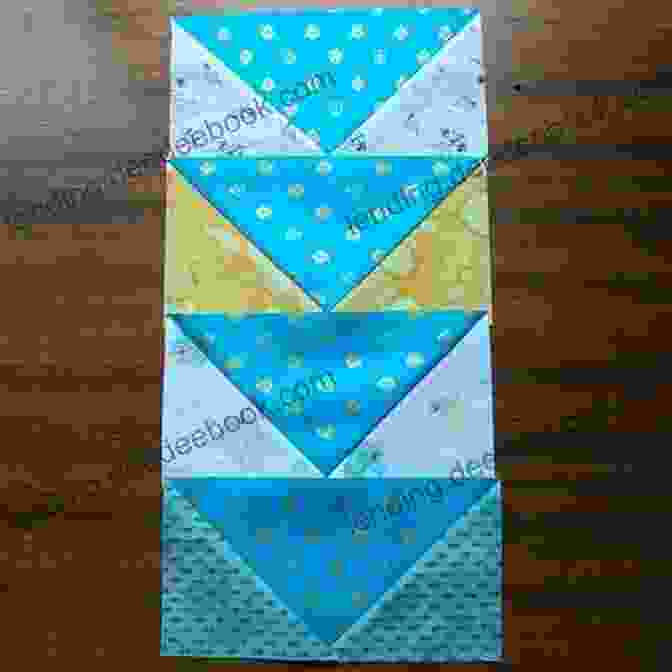 Flying Geese Strip Quilt With Flying Geese Blocks Made From Fabric Strips Strip Your Stash: Dynamic Quilts Made From Strips 12 Projects In Multiple Sizes From GE Designs