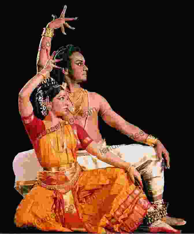 Kuchipudi Dancers Shovana Narayan And Raja Reddy Performing In A Traditional Dance Duet Indian Classical Dances Shovana Narayan