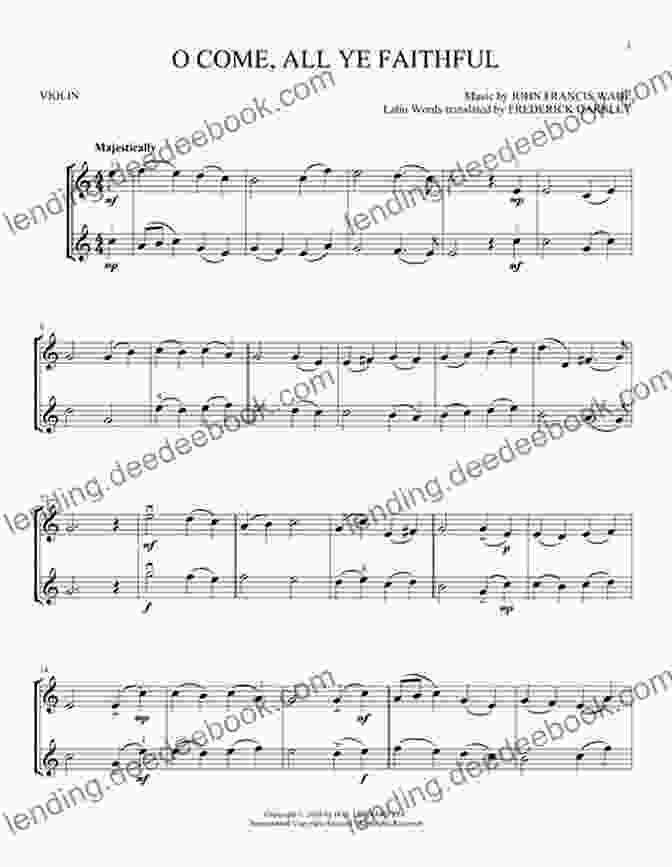 O Come, All Ye Faithful Sheet Music For Trombone 20 Easy Christmas Carols For Beginners Trombone 2: Big Note Sheet Music With Lettered Noteheads