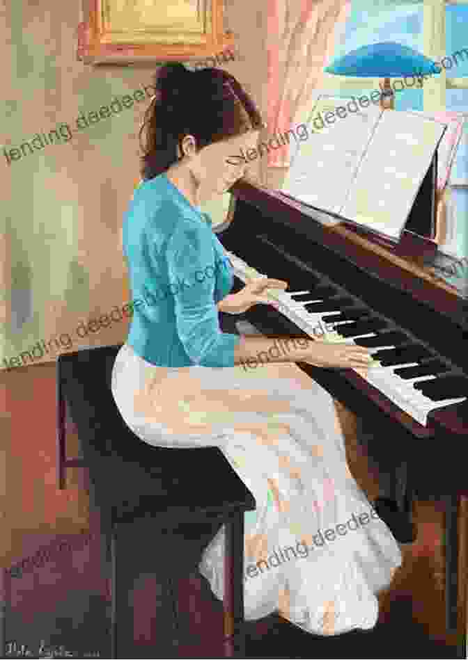 Painting Of A Young Girl Playing The Piano, Her Fingers Dancing Across The Keys Gallery Therese: Paintings And Poetry (Poetry From Therese)
