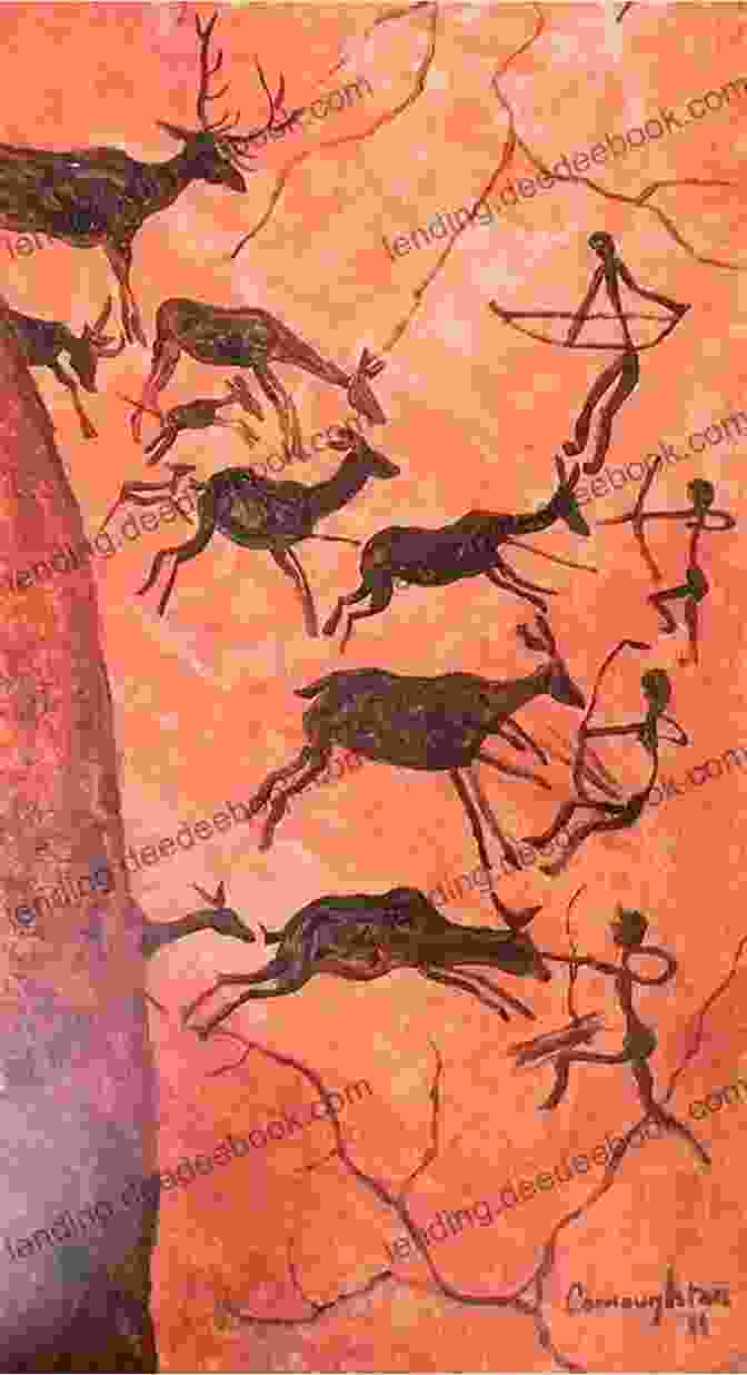 Prehistoric Cave Paintings Featuring Depictions Of Hunting Scenes And Daily Life A History Of Communication Technology
