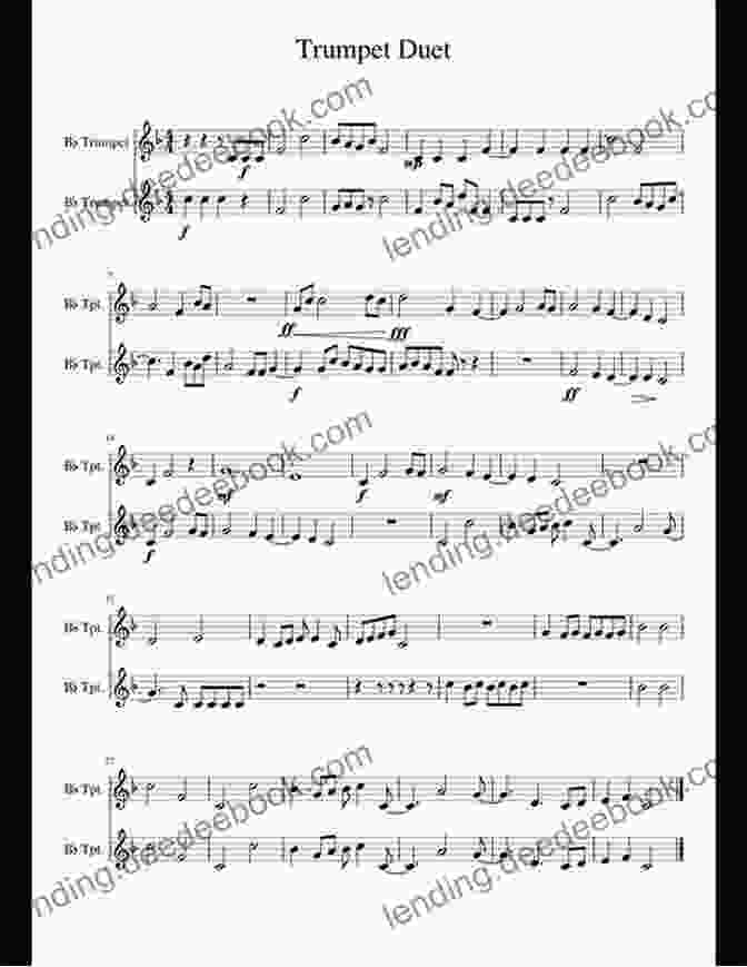 Sheet Music For A Trumpet Duet Classical Sheet Music For Trumpet With Trumpet Piano Duets 1: Ten Easy Classical Sheet Music Pieces For Solo Trumpet Trumpet/Piano Duets