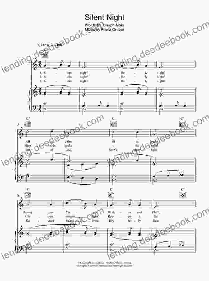 Sheet Music For The Christmas Carol 'Silent Night' Christmas Carols For Trumpet With Piano Accompaniment Sheet Music 4: 10 Easy Christmas Carols For Beginners