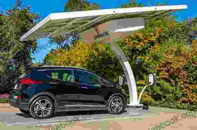 Solar Electric Car Charging Under Sunlight Hybrid Electric And Fuel Cell Vehicles (Go Green With Renewable Energy Resources)