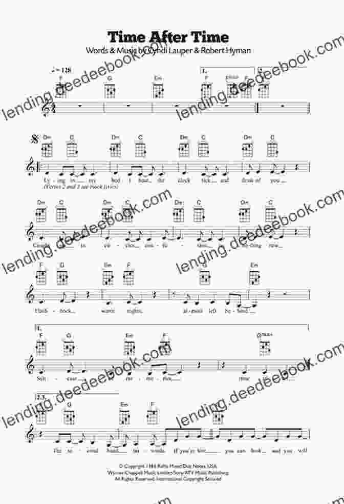 Time After Time Ukulele Chords And Lyrics 2 And 3 Chord Ukulele Songs: 30 Popular Beginner Songs