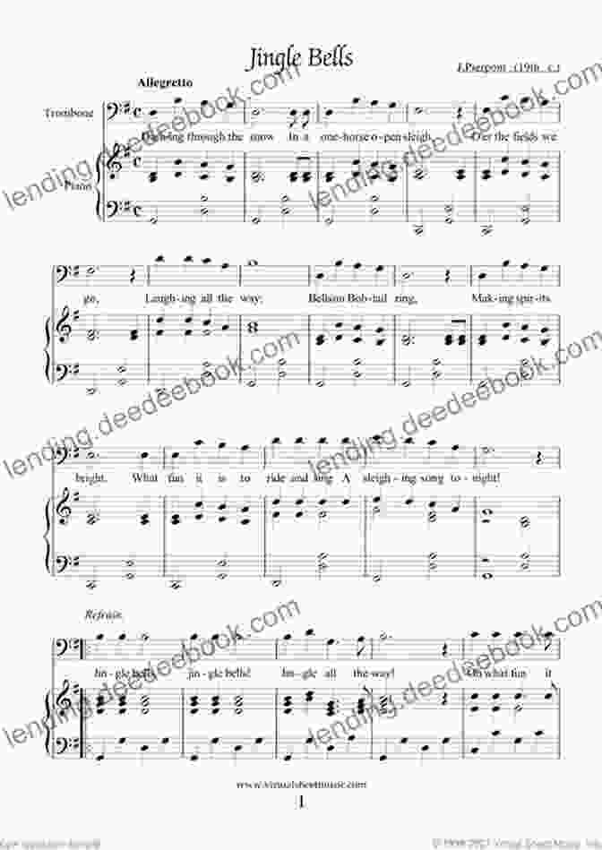Trombone And Piano Playing Christmas Carols Christmas Carols For Trombone With Piano Accompaniment Sheet Music 2: 10 Easy Christmas Carols For Solo Trombone And Trombone/Piano Duets