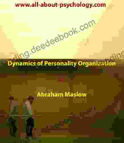 Dynamics Of Personality Organization Adolph Barr